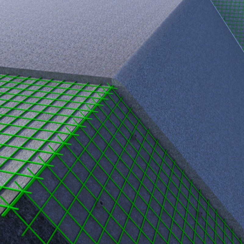 GFRP epoxihartsnät